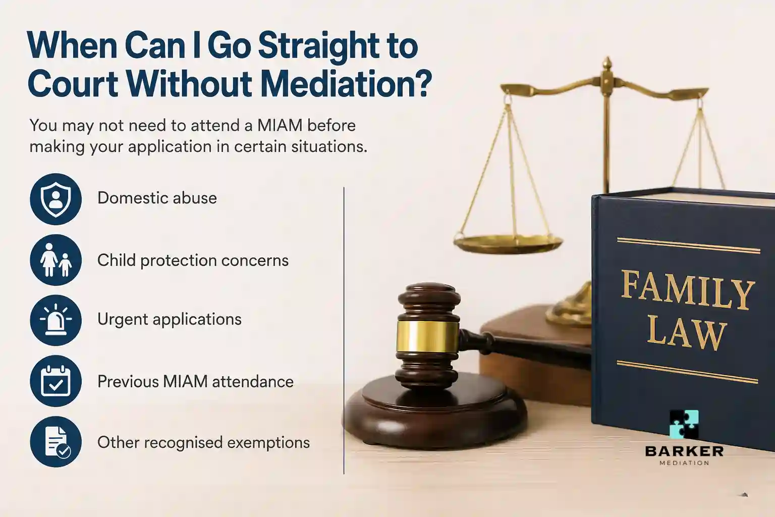 When Can I Go Straight to Court Without Mediation Solihull?